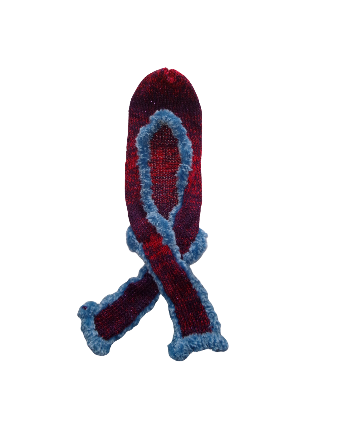 Extravagant hood with faux fur