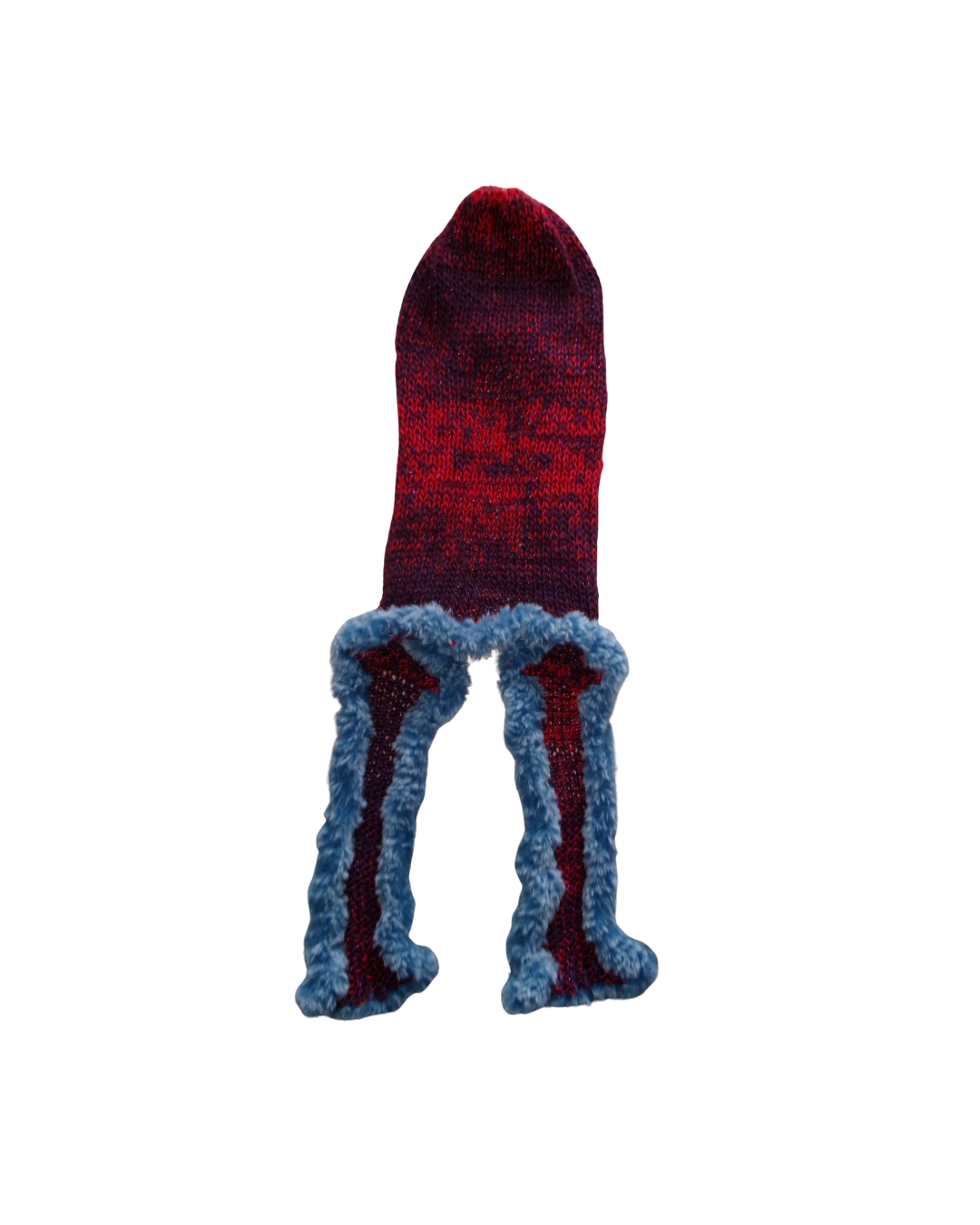 Extravagant hood with faux fur