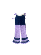 Fluffy purple pants