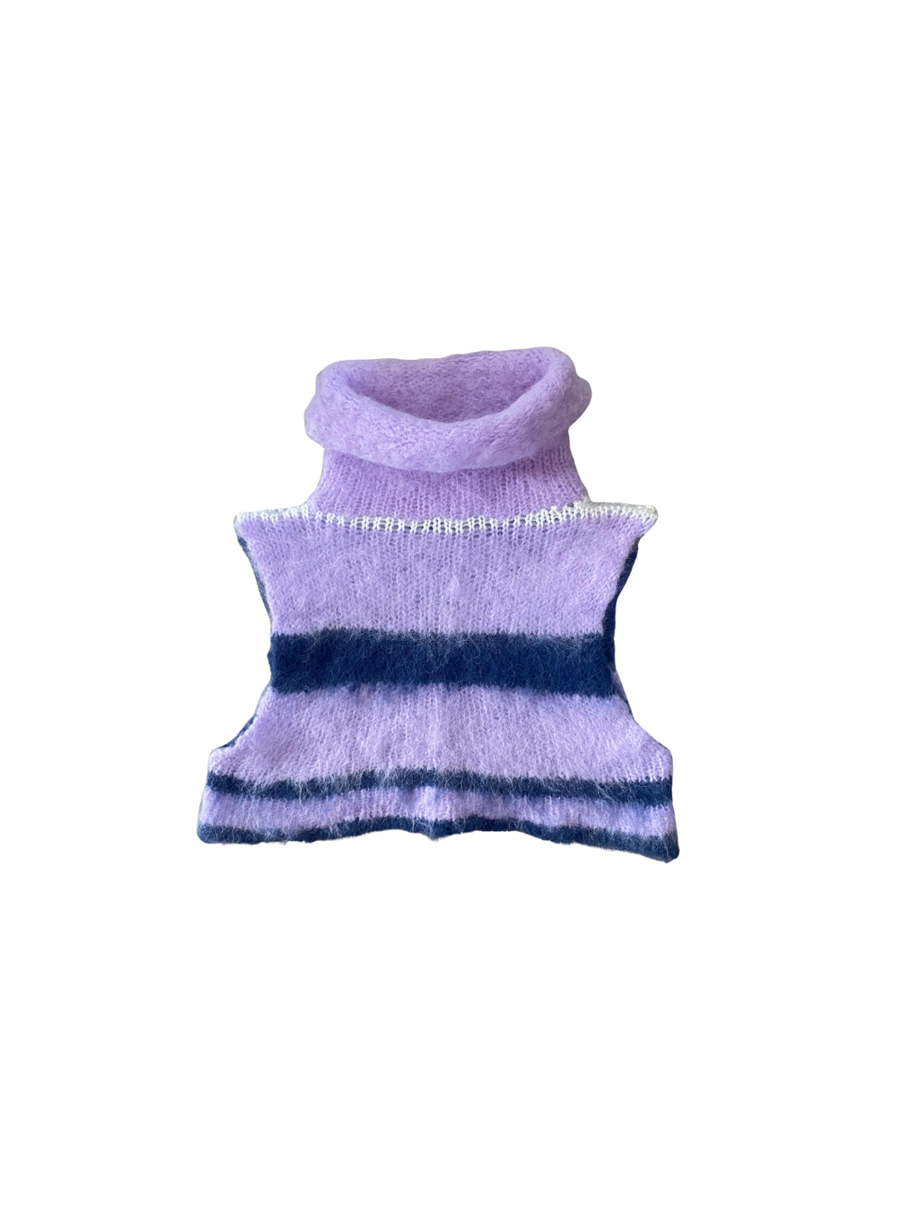 Fluffy purple top