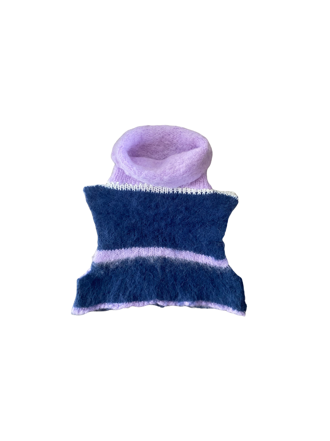 Fluffy purple top