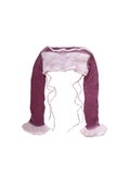 Pull boléro Pink Candy Cane