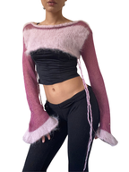 Pull boléro Pink Candy Cane